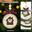 10 x New Home Ornament 2025  New House Gift Ideas for Housewarming Gifts New Home, First Christmas in Our First House 1st Home