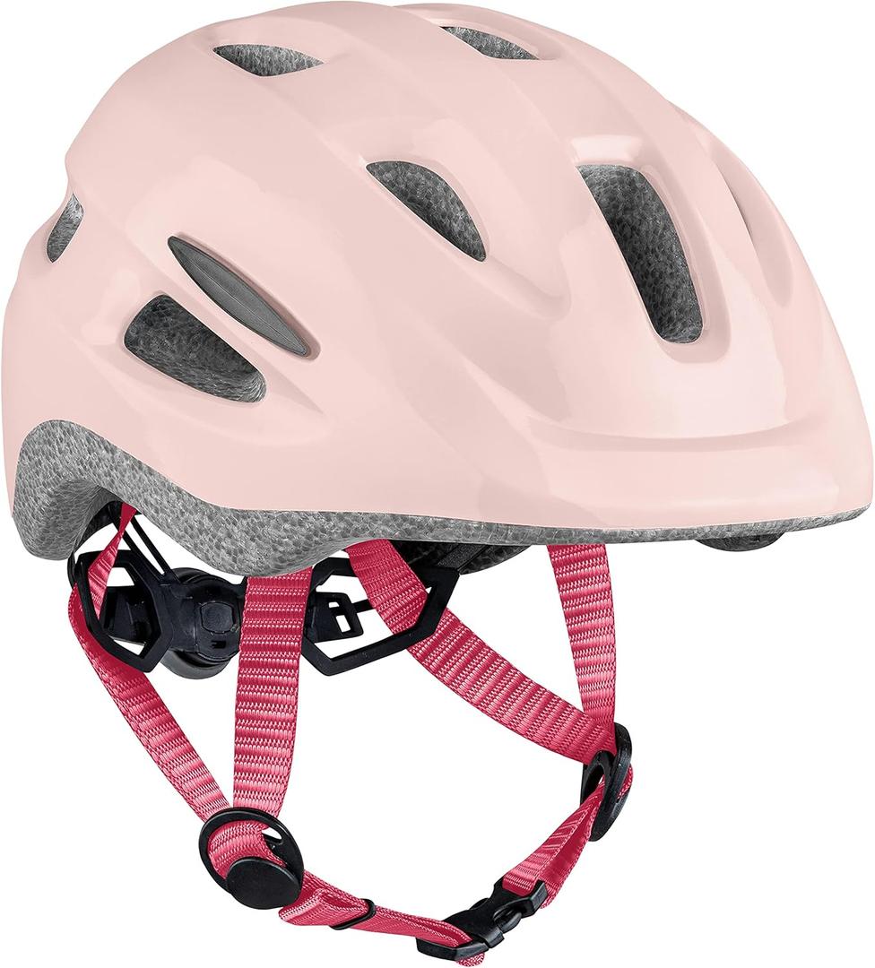 Retrospec Scout Toddler Bike Helmet - Kids Bike Helmet Multi-Sport Protection, Premium Safety & Ventilation, Adjustable Kids Helmets in 2 Sizes for Boys and Girls (Toddler 45-49cm, Blush)