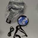 MIXILIN Rechargeable Spotlight, 2,000,000 Lumens Handheld Hunting Flashlight Led Spot Light with Cob Light and Solar Panels, Lightweight and Super Bright Spotlight for Hunting Boating Camping