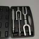 DURATECH 5-Piece Ball Joint Separator Set, Pickle Fork Tool Set, Tie Rod Removal Tool Set, 1-1/8", 15/16", 11/16", for Cars and Light Vans, with Suitcase