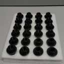 Orion Motor Tech M12x1.5 Lug Nuts, 12x1.5mm Mag Wheel Lug Nuts Compatible with Toyota Camry RAV4 Highlander Corolla Tacoma 4Runner Prius Sienna, Set of 24 (Black)