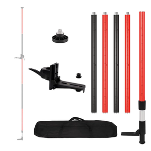 Telescoping Pole, Telescoping Support Pole with Extendable Mounting Pole for Lasers Level of Rotary and Line Lasers