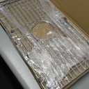 Serene Valley Sink Bottom Grid 23" X 13", Centered Drain with Corner Radius 2", NDG2313C