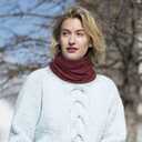 Chalier 3 Pack Neck Warmer for Women Cold Weather Knit Winter Scarf Thick Infinity Neck Gaiter for Men Women (A Pack Red Black Beige)