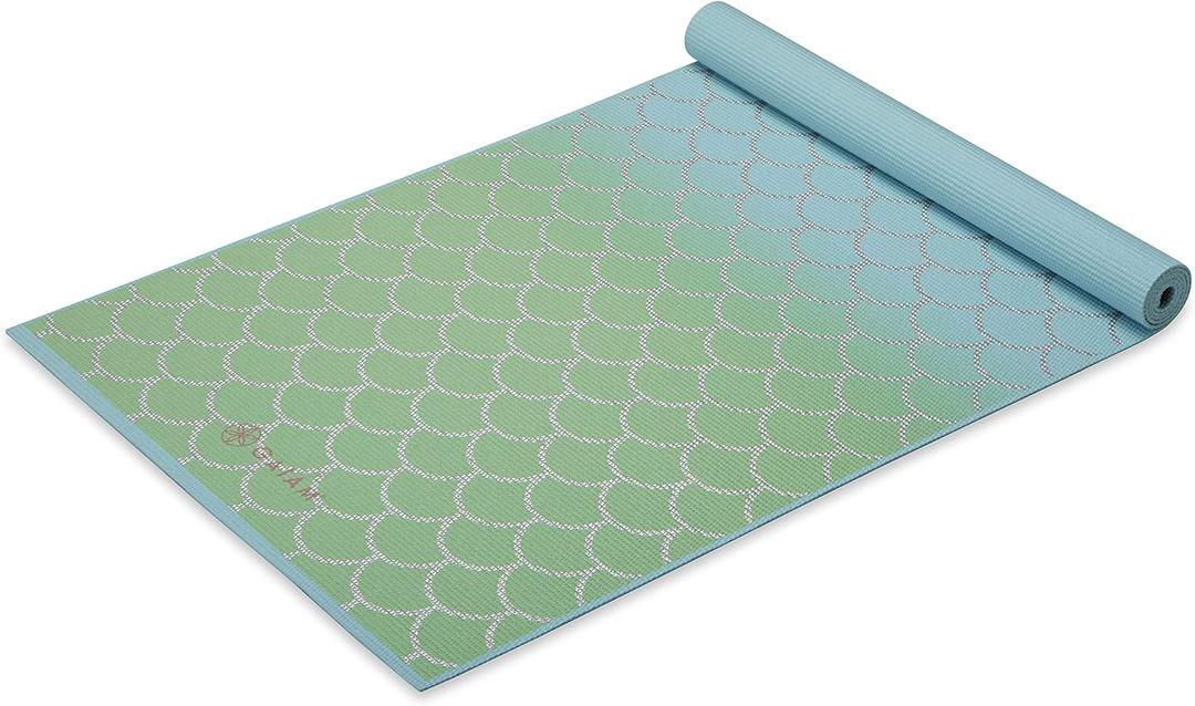 Gaiam Kids Yoga Mat Exercise Mat, Yoga for Kids with Fun Prints - Playtime for Babies, Active & Calm Toddlers and Young Children