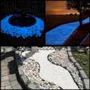 NAMTSO Glow in The Dark Rocks Outdoor, 500 pcs White Solar Rocks for Landscaping, Outdoor Decor Glow in The Dark Stones, Glowing Pebbles for Garden Backyard Patio Lawn Pond Fish Tank Aquarium Decor