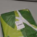 Dark Light Green Round Fitted Tablecloth Elastic Edged Floral Table Cover Waterproof Wipeable Table Cloth Tablecloth Fits Tables up to 45"-56"