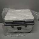 POOL HELPER Pool Cooler for Above-Ground Pools - 13L Insulated Hard Cooler with 72-Hour Ice Retention, UV-Resistant Design, Portable Pool Accessories for Beach, Camping, Poolside & Outdoor Use White