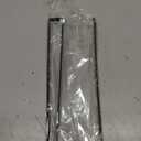 Tumbler Lid Organizer, Horizontal Tumbler Lid Storage Hook Up to 10 Lids, Space Saving Cup Lid Holders Under Cabinet Tumbler Lid Hook for Kitchen Organizer and Storage, Hanging Paper Towel Rack Hanger (Black)