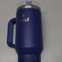 Cirkul 40oz. Midnight Blue Stainless Steel Tumbler with Handle, All-Day StrawSip, Double-Wall Insulated