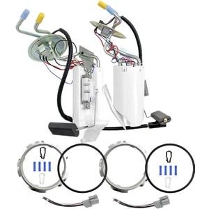 Front & Rear Fuel Pump Assembly Compatible with Ford F-150 F-250 F-350 1992 1993 1994 1995 1996 1997 SP2005H SP2007H