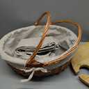 Picnic Basket for 2 with Table and Blanket, Collapsible Cooler Bag Insulated, Picnic Set for Beach Picnic Hamper Picnic Date Essentials for Outdoor Picnic Accessories Bridal Shower Gift (Grey Lining)