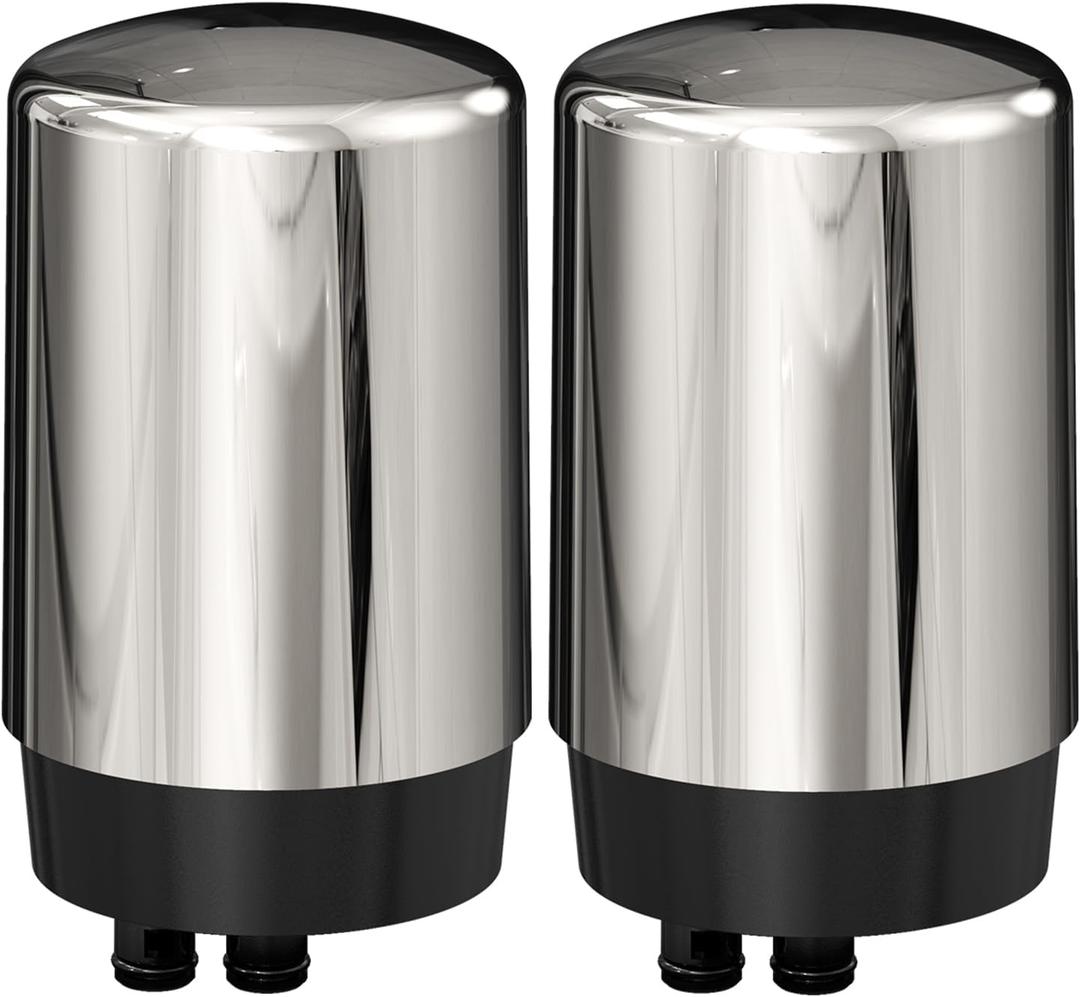 Replacement for Brita Faucet Filter, Faucet Water Filter - Fits All Tap Water Filters Compatible with Brita 36311 On Tap Filters System for Sink FR-200 FF-100, 2 Pack