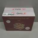 Snackle Box with Lid and Handle  Divided Snack Tray Organizer, Snack Organizer with Spoon & Fork for Travel, Charcuterie, Candy, Parties & Meal Prep