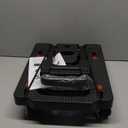 Car Seat Dolly for Airport - CarSeat Roller Cart Wheels for Airplane - Car Seat Travel Cart Carrier with Straps Trolley Foldable Luggage Trolley (Black)