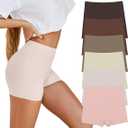 SHARICCA BoyShorts Panties for Women Seamless Soft Boy Shorts Underwear Short Boxer Briefs Anti Chafing Multiple Pack, Size M