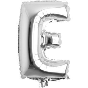 32 inch Letter Balloons Silver Alphabet Number Balloons Foil Mylar Party Wedding Bachelorette Birthday Bridal Shower Graduation Anniversary Celebration Decoration (32 inch E Silver)