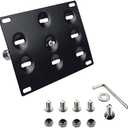 Front Bumper Tow Hook License Plate Mount Bracket Holder Bolt On Compatible with BMW E82 E88 E90 E91 E92 E93 E70 E71 128i 135i 1M 325i 328i 330i 335i