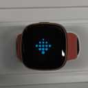 Fitbit Versa 4 Fitness Smartwatch with Daily Readiness, GPS, 24/7 Heart Rate, 40+ Exercise Modes, Sleep Tracking and more, Pink Sand/Copper Rose, One Size (S & L Bands Included)