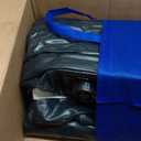 Elevon Air Mattress with Built in Pump - Luxury Double High Inflatable Bed for Home, Travel & Camping, Navy/White, Queen, 20" High