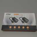 EPISTOLARY Wireless HDMI Transmitter and Receiver, HDMI Extender 165FT Long Range,Plug and Play, Support 2.4/5GHz for Streaming Video/Audio to TV/Monitor/Projector from PC/Camera/Laptop(Black)