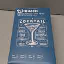 WIBIMEN Mini Ice Cube Trays, Small Tiny Round Pebble Crushed Nugget Ice Trays for Freezer with Lid - Chilling Drinks Coffee Juice(4 Pack/0.55In - Blue)