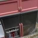 Doll Kitchen Playset for Kids, My Modern Mini Kitchen House Furniture Pretend Play Toy Accessories Set with Realistic Lights & Sounds for Toddlers, Girls (4-in-1)