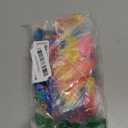 RELLECIGA Women's Cheeky Mid Waisted High Cut Bikini Bottoms (Medium, Colorful Floral)