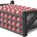 Shelf Reliance Cansolidator Max Small - 1-Pack Can Organizer for Pantry, Stackable Soda Can Storage for Kitchen, Holds 156 Cans of Food or Soda
