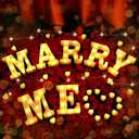 Hortsun Marry Me Light up Letters Proposal Decorations Will You Marry Me Sign Rose Petals 24 LED Candles Romantic Night Light for Proposal Engagement Wedding Anniversary Valentine's Day(Red)