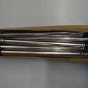 STARLATTA Shower Curtain Rod, 31-80 Inches Adjustable Tension Rod, 1-Inch Diameter Heavy Duty Rustproof Stainless Steel, No-Drill Spring Rod for Bathroom, Kitchen and Closet, Silver