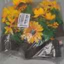 Lyrow 12 Pcs Sunflowers Artificial Flowers Sunflower Flower Bouquet in Planters Summer Fake Faux Floral Rustic Potted Flower Arrangements Table Centerpiece for Vase Summer Home Indoor Outdoor Decor