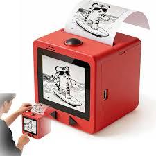 JUMP HERO Smart AI Voice Sticker Maker Machine,Mini Sticker Printer for Kids, Inkless Portable Thermal Sticker Printer Box with Photo Printing, DIY Label Maker for Scrapbooking, Crafts, Gift Wrapping