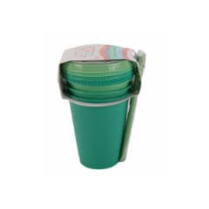 Little Table 8 Pcs Tumbler And Lid Green