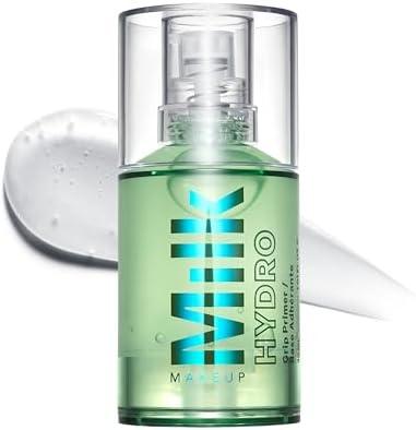 Milk Makeup Hydro Grip Primer with Hyaluronic Acid + Niacinamide – Hydrating Face Primer Grips Makeup for Up to 12 Hours – Silicone-Free, Lightweight Gel with Dewy Finish