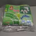 BATATADOCE Kids Rugs for Playroom - Educational Rug with ABC Alphabet, Animals Colors, ABC Rugs for Children Playroom Cartoon Kids Play Mat for Bedroom Decor,Green,6x9 Feet