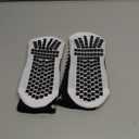 Lux Dual Grip Socks - Soccer Grip Socks for Men and Women. GripArray Performance & Comfort (Large, Black)