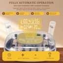 Gen III - 24 Egg Automatic Incubator, Stage-Based Adaptive Humidity with Auto-Refill, Stable Temp Control, Flexible Spacing, Adjustable Auto Turning & Lockdown, Custom Incubation Days, Candler, Alarm