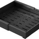 GarveeHome Expandable Pull Out Cabinet Organizer, Pull Out Drawers Heavy Duty Slide Out Shelves Storage for for Kitchen Pantry Bathroom (3 rails large -46-68cm, black)