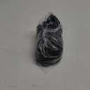 Milumia Women's Ruched V Neck Backless Halter Dress Sexy Tiered Layered Ruffle Dresses (Medium, Black)