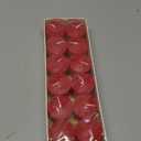 Candle Charisma Strawberry Scented Votive Candles - 10 Hour Burn time - Set of 12 for Dinner, Wedding, Halloween and Holiday Decorations