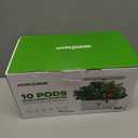 Ahopegarden Indoor Garden Hydroponics Growing System: 10 Pods Plant Germination Kit Herb Vegetable Growth Lamp Countertop with LED Grow Light - Hydrophonic Planter Grower Harvest Lettuce (White)