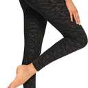 Wholesale High Waisted Black Camo Leggings Soft Slim Tummy Control Printed Pants Small-Medium
