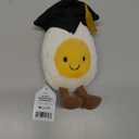 Jellycat Amuseables Boiled Egg Graduate Stuffed Toy, 5.5 inches - Food Plush - Fun Graduation Gift