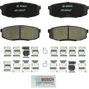 BOSCH BC1304 QuietCast Premium Ceramic Disc Brake Pad Set - Compatible with Select Lexus LX570; Toyota Land Cruiser, Sequoia, Tundra; REAR