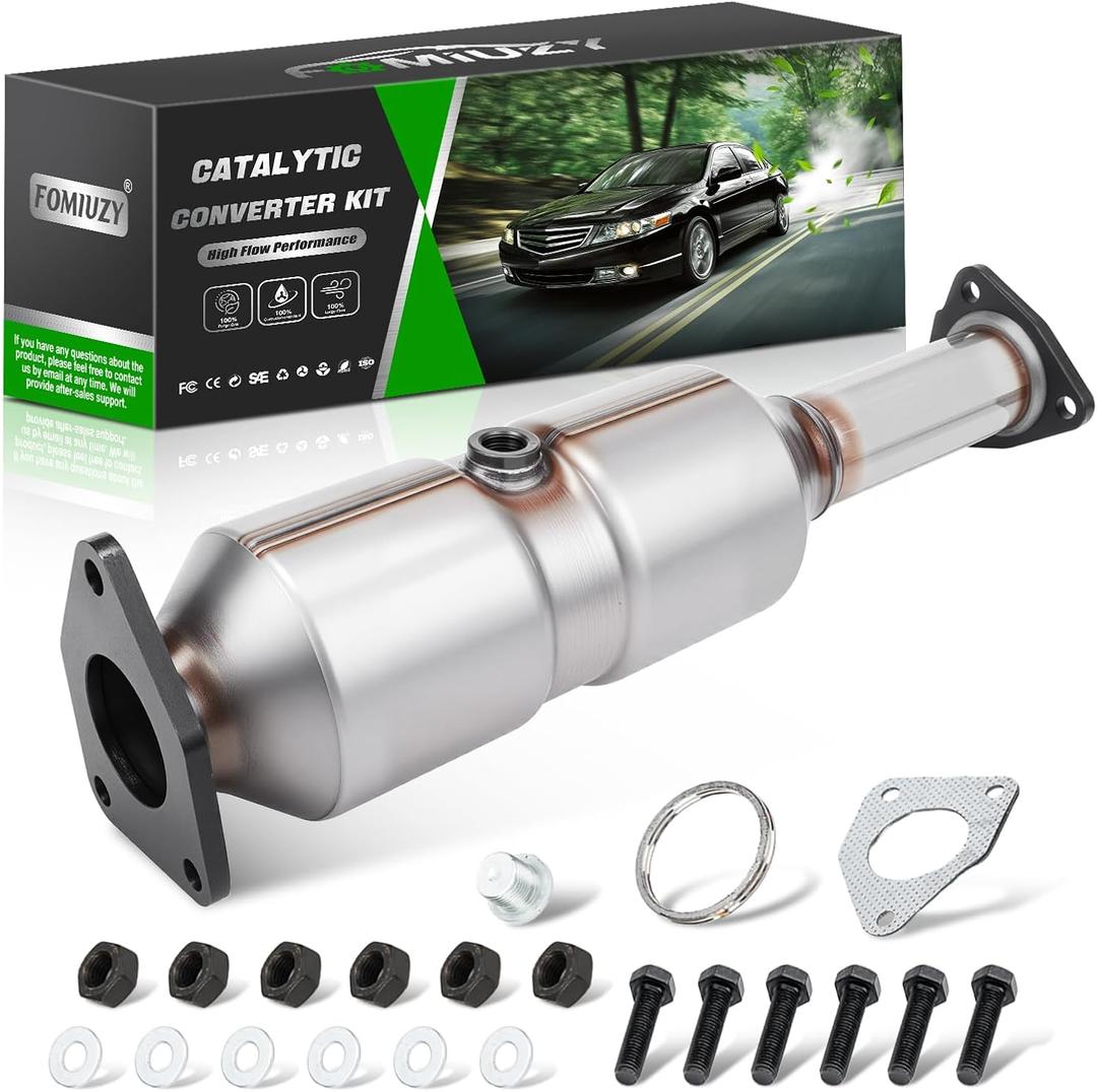 Front Catalytic Converter Kit Direct-Fit Honda Accord 2003 2004 2005 2006 2007 2.4L