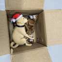 3D Printed Funny Christmas Ornament for Tree and Car  Unique Gag Gift for Pet Lovers  Fun Christmas Tree & Car Decor Gift