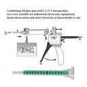 Epoxy Mixing Nozzle, 40 Pcs 50ml / 3.3in Static Mixing Nozzle for Repair Jobs, Fits epoxy Glue Gun and epoxy Syringes That use The Bayonet Lock(1:1/1:2 Ratio) 16 Element