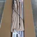 VEVOR Manual Retractable Awning, 12 x 10 ft Outdoor Patio Awning Retractable Sun Shade, Patio Door Window Water-Resistant Polyester Awning Sunshade Shelter with Crank Handle for Balcony, Backyard