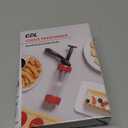 Cookie Press Set, Churro Maker with 12 Discs and 10 Cake Decorating Tips, Cookie Press for Biscuit and Churro, Red